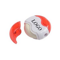 Round Wave Plastic Pencil Sharpener With Eraser